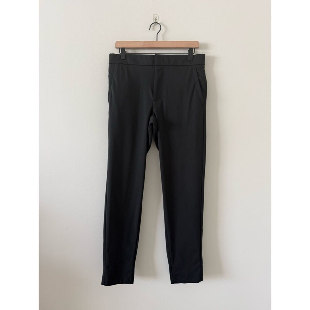 Bonobos Slim Tailored Athletic Pants in Black Size M Golf Performance